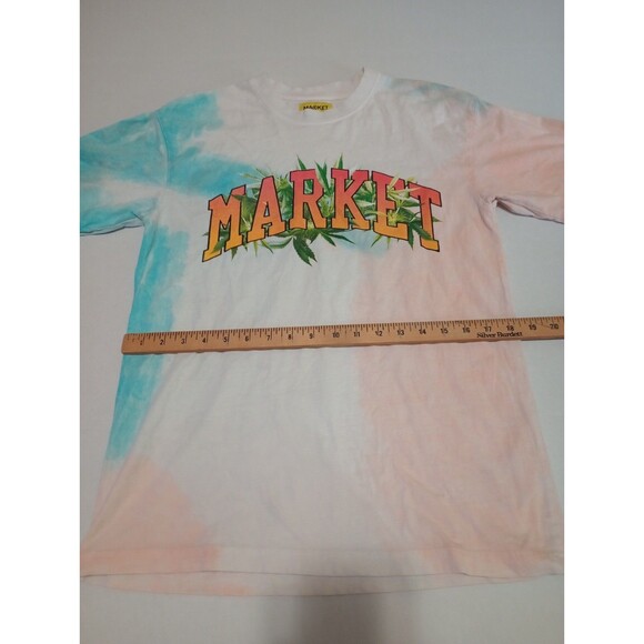 URBAN OUTFITTERS MARKET TIE DYE WHITE TEE T-SHIRT SIZE MENS SMALL - Picture 3 of 5